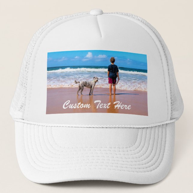 Boné Foto personalizada com o chapéu de rato com as sua (Frente)