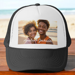Boné Foto Personalizada com Texto no Estilo Instagram