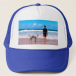 Boné Foto Personalizada Faça Seu Próprio Design - Eu Am<br><div class="desc">Foto personalizada Faça seu próprio Design - Eu adoro meu Pet - Família personalizada / Amigos / Pets ou presente pessoal - Adicione sua foto / texto / nome - Redimensionar e mover ou remover elementos / texto com a ferramenta de personalização! Você pode transferir este design para mais de...</div>