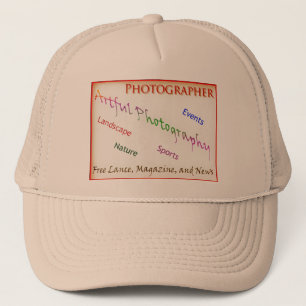 Boné Fotógrafo com fundo transparente