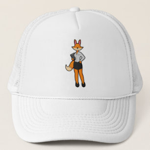 Boné Fox como Secretário com Notepad