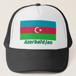 Boné Français de Drapeau Azerbaïdjan avec le nom en