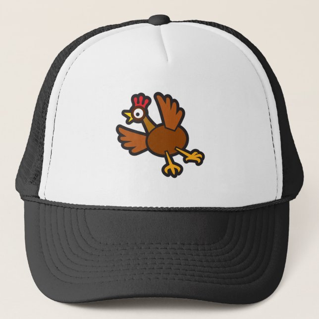 Boné frango engraçado (Frente)