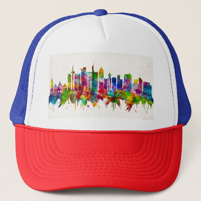 Boné Frankfurt Alemanha Skyline (Frente)