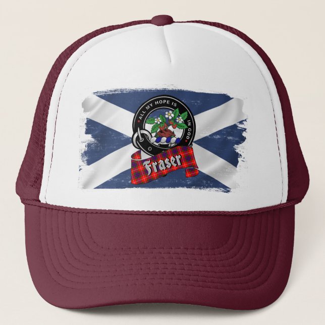 Boné Fraser Clan Crachá Trucker Hat (Frente)