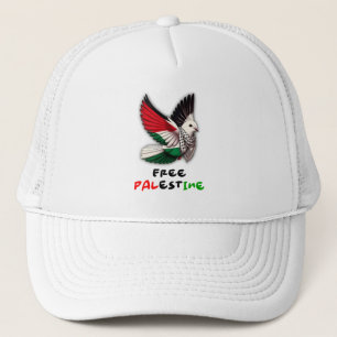 Boné Free Palestine Trucker Hat