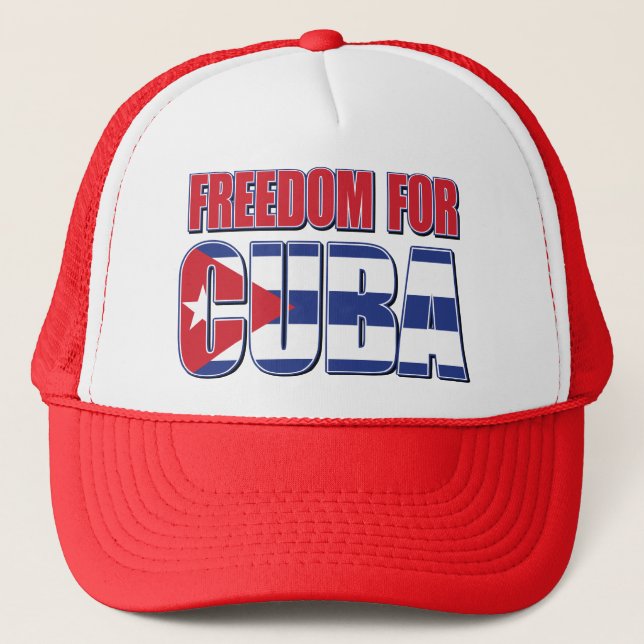Boné FREED-For-CUBA-FLAG (Frente)