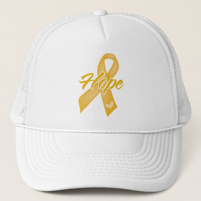 Boné Friso de esperança - Cancer de apêndice (Frente)
