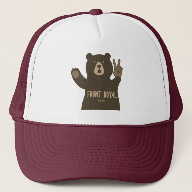 Boné Front Royal Virginia Peace Bear (Frente)