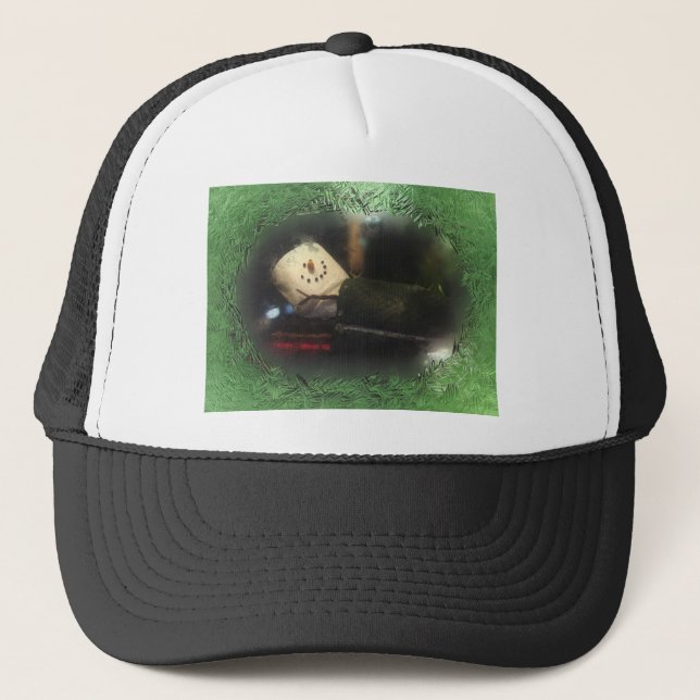 Boné Frosty Green S'mores Snowman (Frente)