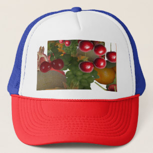 Boné Frutas de cerejas