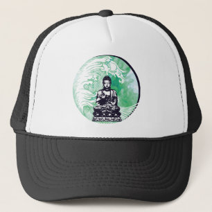 Boné Fumo da esmeralda da onda de Buddha do tufão