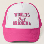 Boné Fun Grandma Gift! World's best cap<br><div class="desc">World's best Grandma cap</div>