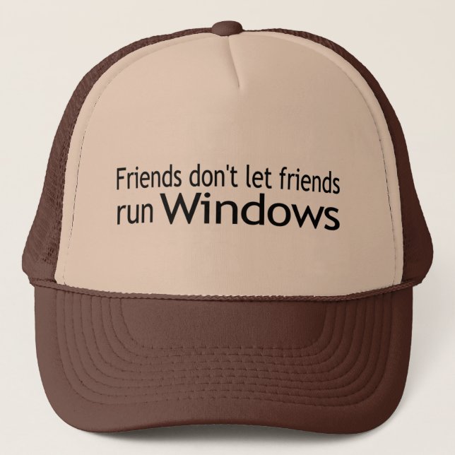 Boné Funcionamento Windows dos amigos (Frente)