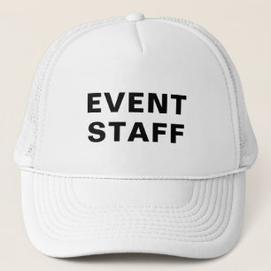 Boné Funcionarios de eventos - simples de orçamento
