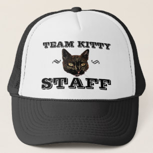 Boné FUNCIONARIOS do gatinho da equipe