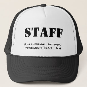 Boné FUNCIONARIOS, equipa de investigação Paranormal