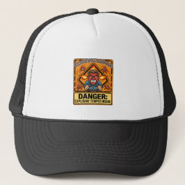 Boné Funny ADR Trucker T-shirt, Explosive Temper