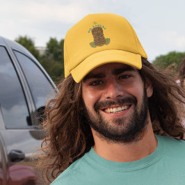 Boné Funny Big Kahuna Tiki Dia de os pais Máscara