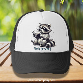 Boné Funny Booktrovert Raccoon apresenta Unite
