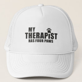 Boné Funny Dog Mom Dad Gift! My Therapist Has Four Paws