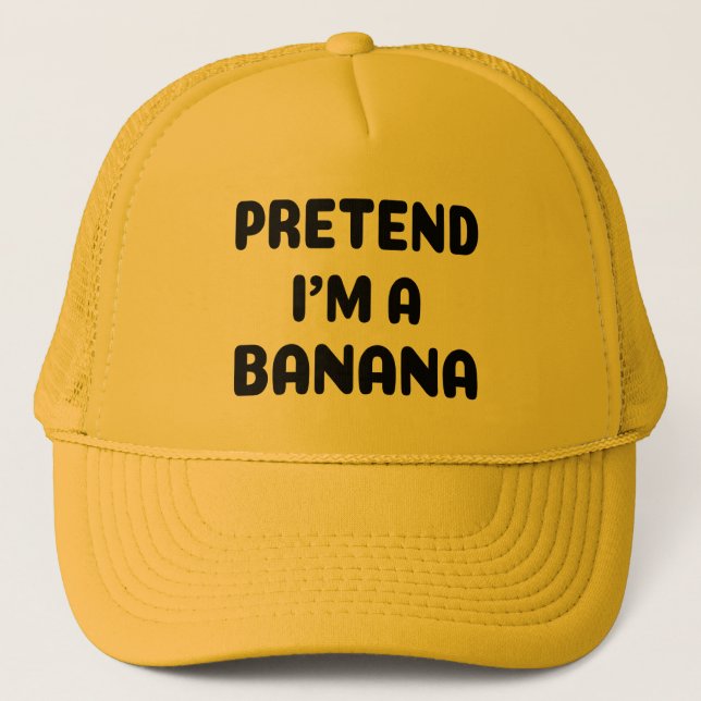 Boné Funny Halloween - Finja que sou uma Banana  (Frente)