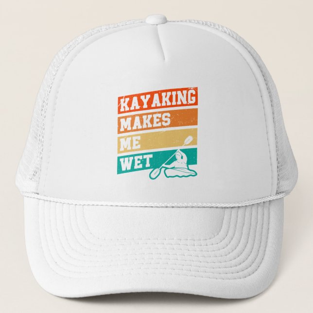Boné Funny Kayak Lover Kayaking Retro River Kayaker (Frente)