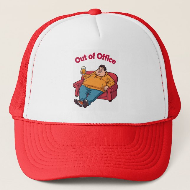 Boné Funny Lazy Man Cap - Humorous Cap (Frente)