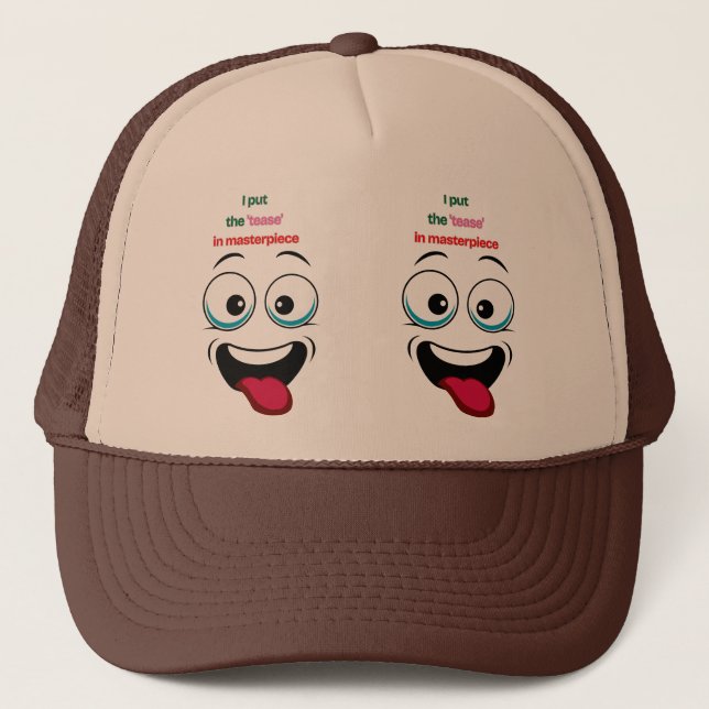 Boné Funny Masterpiece Tongue Trucker Hat – Double Face (Frente)