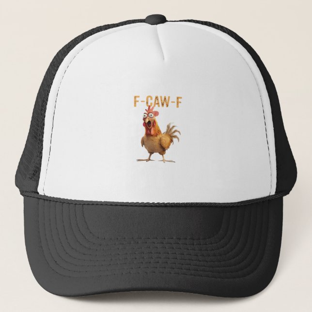 Boné Funny Screaming Chicken F Caw F Humor (Frente)