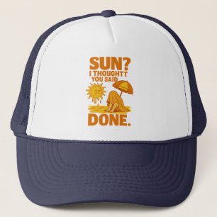 Boné Funny Summer Trucker Hat - Introdução à Gangue de 