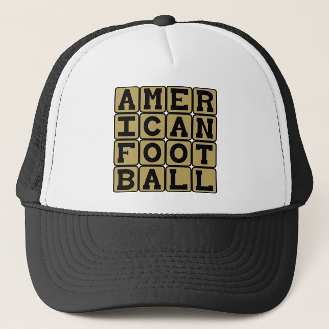 Boné Futebol Americano, Esporte da Bola de Couro (Frente)