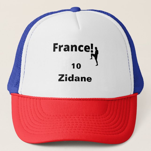 Boné Futebol da França, personalizável (Frente)