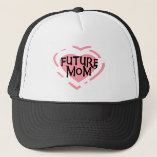 Boné Futuro Mãe, Camisetas de Coração Rosa e Presentes
