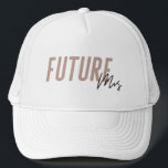 Boné Futuro Sra. Hat | Bachelorette Hat - Rosa Escuro<br><div class="desc">// Precisa de ajuda para personalizar o seu design? Tem outras ideias? Sinta-se livre para entrar em contato comigo em: zoe@gorjodesigns.com</div>