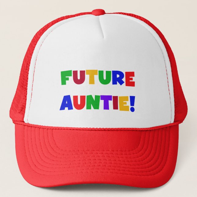 Boné Futuros Camisetas e presentes de cores primárias (Frente)