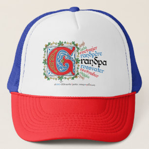 Boné G é para o Vovô Trucker Hat