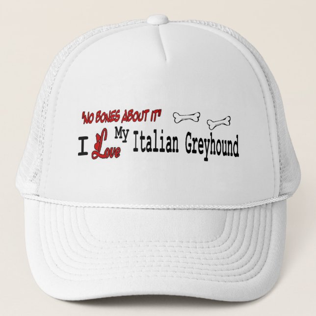 Boné Galgo italiano (I Love) Hat (Frente)