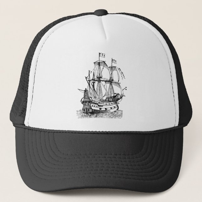 Boné Gallion - Black (Frente)