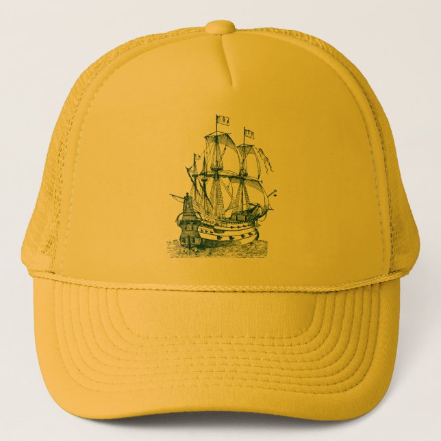 Boné Gallion - Dark Green (Frente)