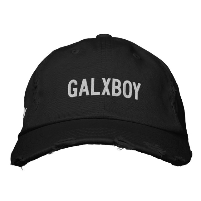 Boné "GALXBOY: Couto cósmico - GALXBOY Compre Luxurioso (Frente)