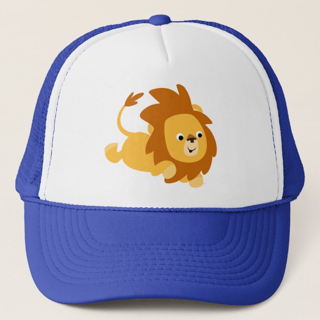 Boné Gamboling Lion Hat de Cartoon Bonito (Frente)