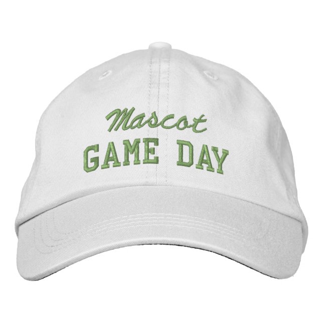 Boné Game Day Custom Mascot or Team Name (Frente)