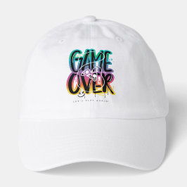 Boné Game over graffiti joystick gamer