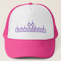 Gamer Charisma Stat Cute Pixel Art Slogan
