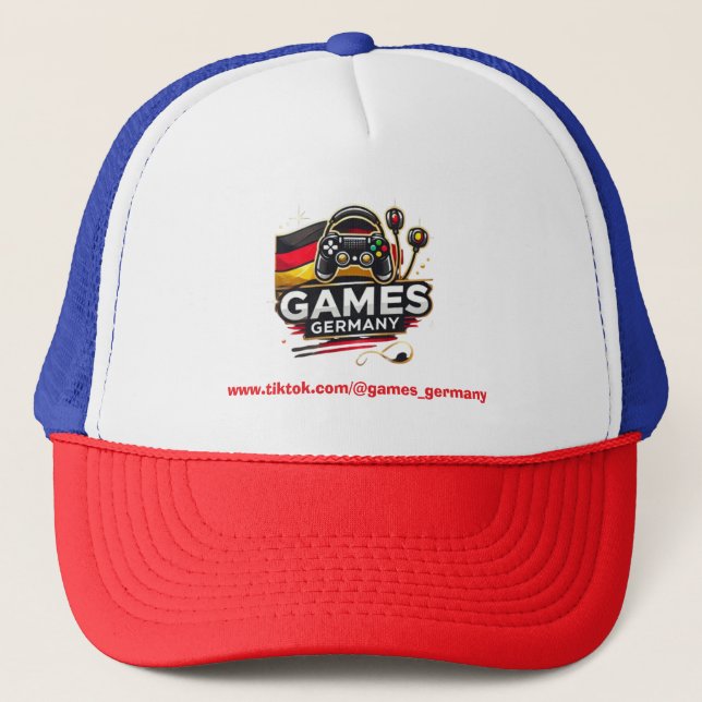 Boné Games Germany Kappe – Stylischer Gamer-Look! (Frente)