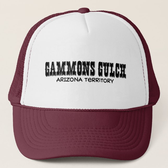 Boné Gammons Gulch Movie Set Truckers Hat (Frente)