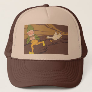 Boné Ganso da fábula de Esopo do vintage que colocou o