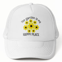 Garden Flowers Design Hat