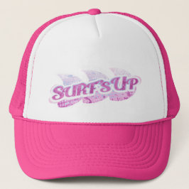 Boné Garotas do "Surf Superior" que bebem roxo, rosa e 